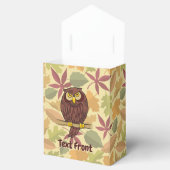 Owl Cartoon Gefälligkeitsbox Geschenkschachtel (Geöffnet)