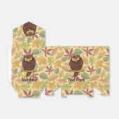 Owl Cartoon Gefälligkeitsbox Geschenkschachtel (Ungefaltet)