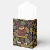 Owl Cartoon Gefälligkeitsbox Geschenkschachtel (Geöffnet)