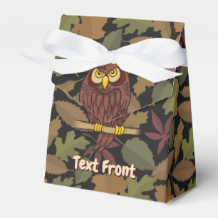 Owl Cartoon Gefälligkeitsbox Geschenkschachtel