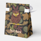Owl Cartoon Gefälligkeitsbox Geschenkschachtel (Rückseite)