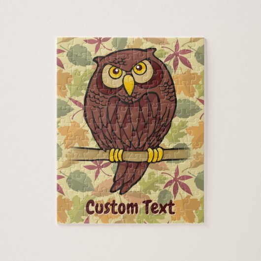 Owl Cartoon Jigsaw Puzzle (Vertikal)