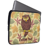 Owl Cartoon Laptop Sleeve (Vorne Rechts)