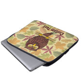 Owl Cartoon Laptop Sleeve (Vorne Knopf)