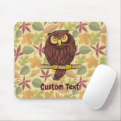 Owl Cartoon Mouse Pad Mousepad (Mit Mouse)