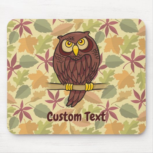 Owl Cartoon Mouse Pad Mousepad (Vorne)