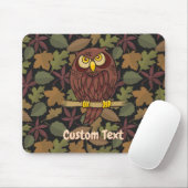 Owl Cartoon Mouse Pad Mousepad (Mit Mouse)