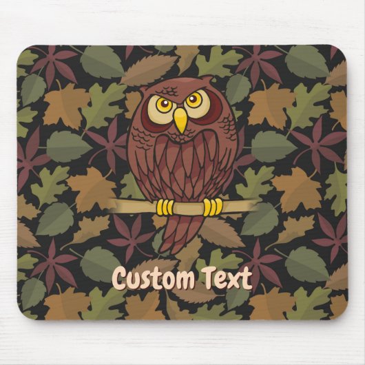 Owl Cartoon Mouse Pad Mousepad (Vorne)
