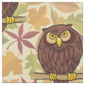 Owl Cartoon Muster Stoff (Nahaufnahme)