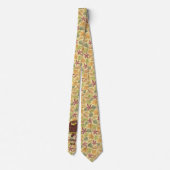Owl Cartoon Neck Tie Krawatte (Rückseite)