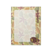 Owl Cartoon Notepad Notizblock (Rotiert)