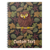 Owl-Cartoon Notizblock (Vorderseite)