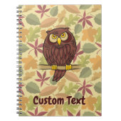 Owl-Cartoon Notizblock (Vorderseite)