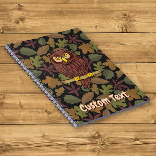 Owl-Cartoon Notizblock