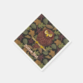 Owl Cartoon Paper Napkins Serviette (Ecke)