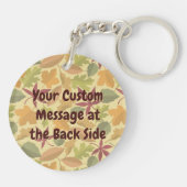 Owl Cartoon Schlüsselanhänger (Rückseite)