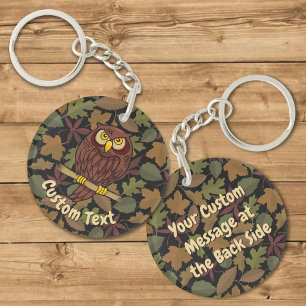 Owl Cartoon Schlüsselanhänger