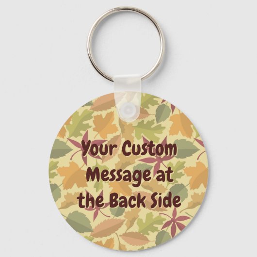 Owl Cartoon Schlüsselanhänger (Rückseite)