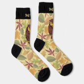 Owl Cartoon Socken (Rechts)