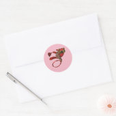 Owl Classic Round Sticker (Umschlag)