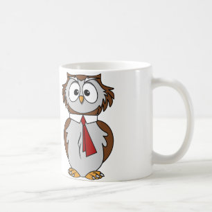 Owl Classic White Tasse