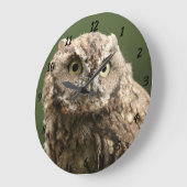 Owl Clock, Large Große Wanduhr (Winkel)