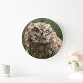 Owl Clock, Large Große Wanduhr (Zuhause)