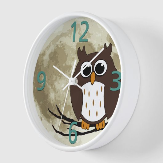 Owl Clock Uhr (Winkel)