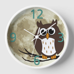 Owl Clock Uhr