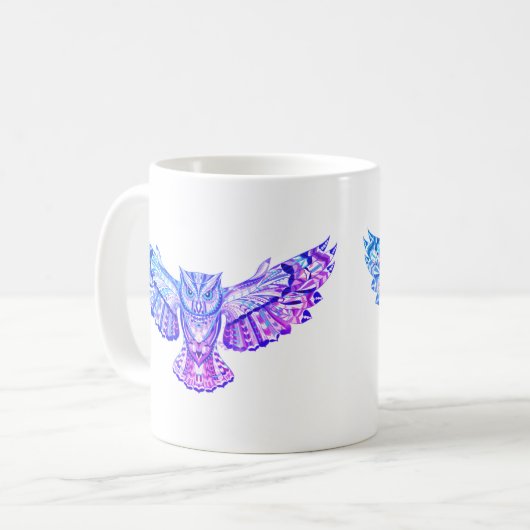 Owl Coffee Tasse (Vorderseite Links)