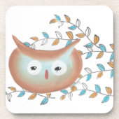 Owl Cork Untersetzer (Vorderseite)