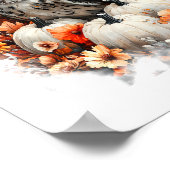 Owl Country Pumpkin Poster (Ecke)