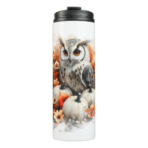 Owl Country Pumpkin Thermosbecher