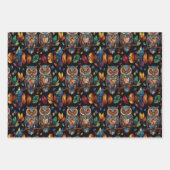 Owl Couple Geschenkpapier Set (Vorderseite 2)