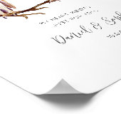 Owl Couple Poster (Ecke)