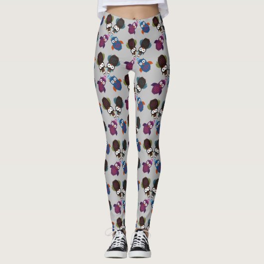 Owl Crowd Leggings (Vorderseite)