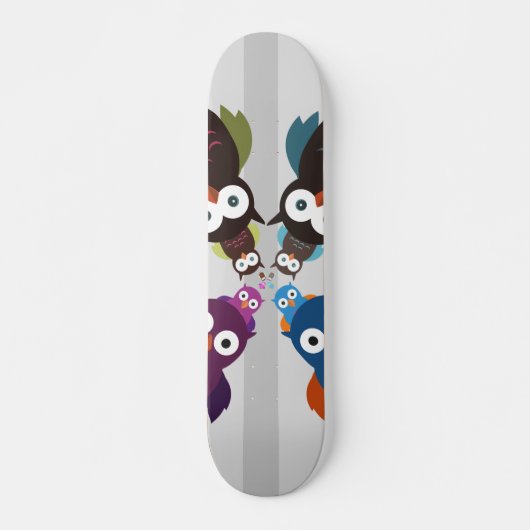 Owl Crowd Skateboard (Vorne)