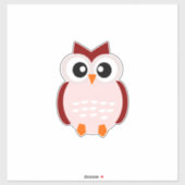 Owl Custom Cut Vinyl Sticker (Blatt)