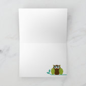 Owl Dankeschön Karte (Innenseite)
