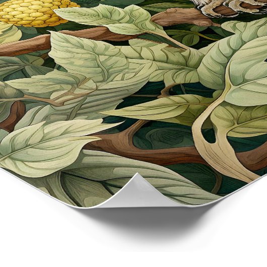 Owl Decorative Malerei Poster (Ecke)