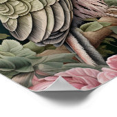 Owl Decorative Malerei Poster (Ecke)