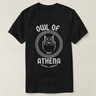 Owl der Göttin Medusa Griechisch T-Shirt