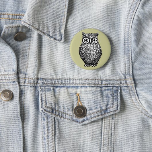 Owl Design Button-Button Button (Beispiel)