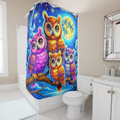Owl Design Duschvorhang (Beispiel)
