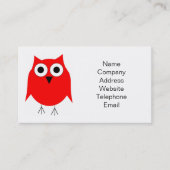 Owl Design Visitenkarte (Vorderseite)