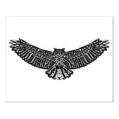 Owl Doodle Gummistempel (Prägung)