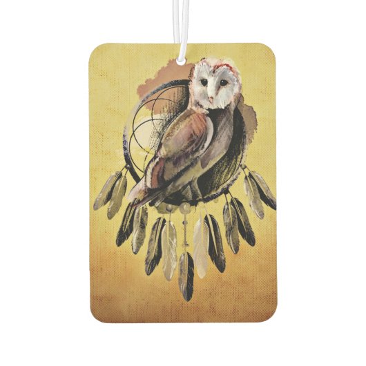 Owl Dream Catcher Autolufterfrischer (Rückseite)