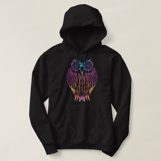 Owl Dream Catcher Feathers Dreamer Dreams Spirituo Hoodie (Design vorne)