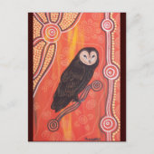 Owl Dreaming Postkarte (Vorderseite)