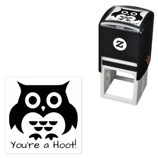 Owl Du bist ein Hoot Permastempel (Beispiel)